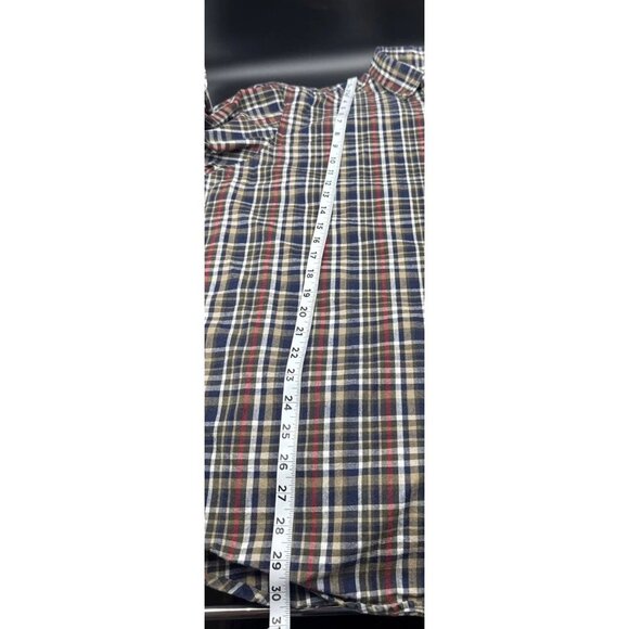 VTG Men’s Carhartt Plaid Button Up Long Sleeve Thick Work Shirt See Measurements - Picture 8 of 8